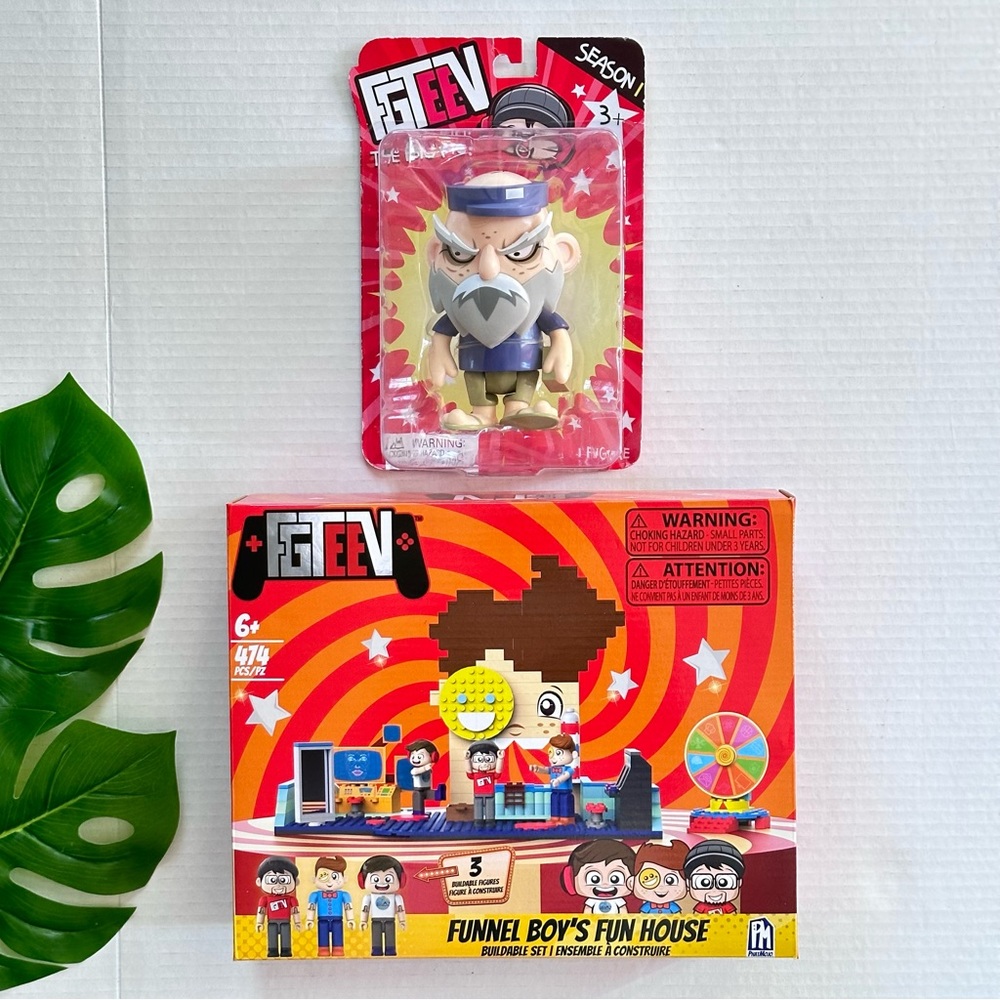 Funnel Boy Fun House Buildable Set & Grandpa Figure NEW